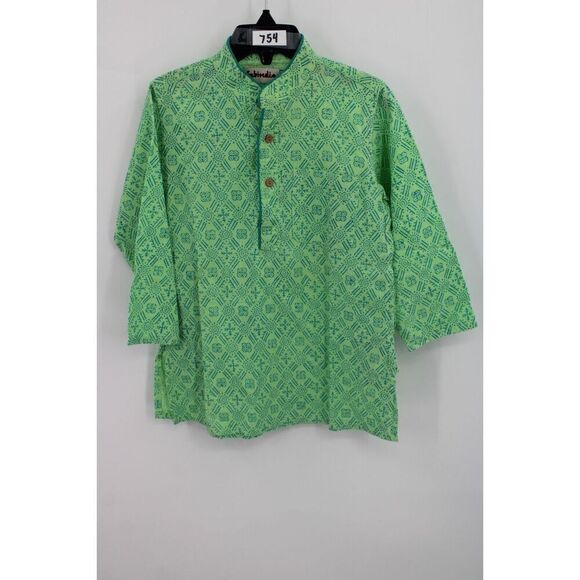 Fabindia Kurta Size 2-3 Yrs  Boys Green - Picture 1 of 7